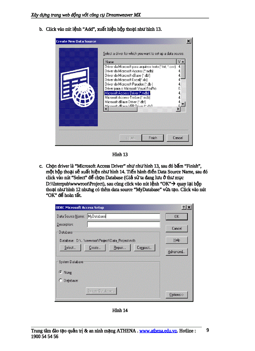 image for page Hướng dẫn xây dựng ứng dụng web với macromedia dreamweaver mx
