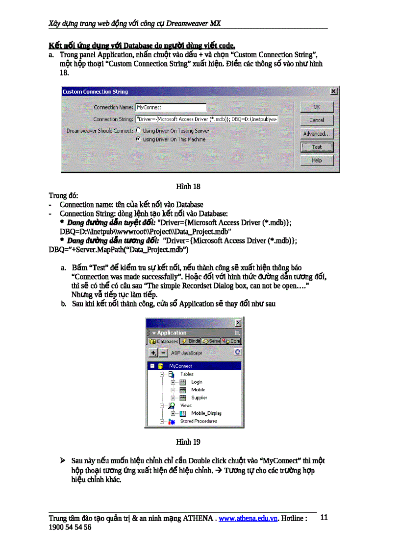 image for page Hướng dẫn xây dựng ứng dụng web với macromedia dreamweaver mx