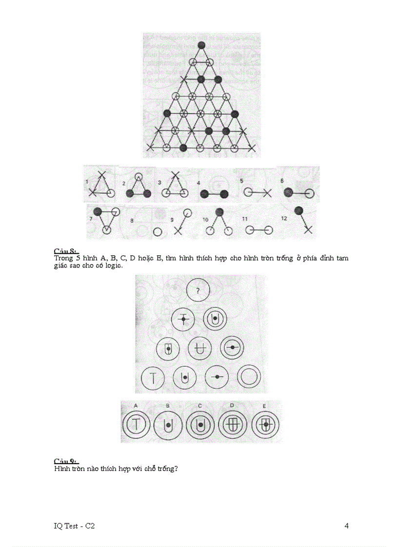 image for page IQ test C2 FPT có đáp án