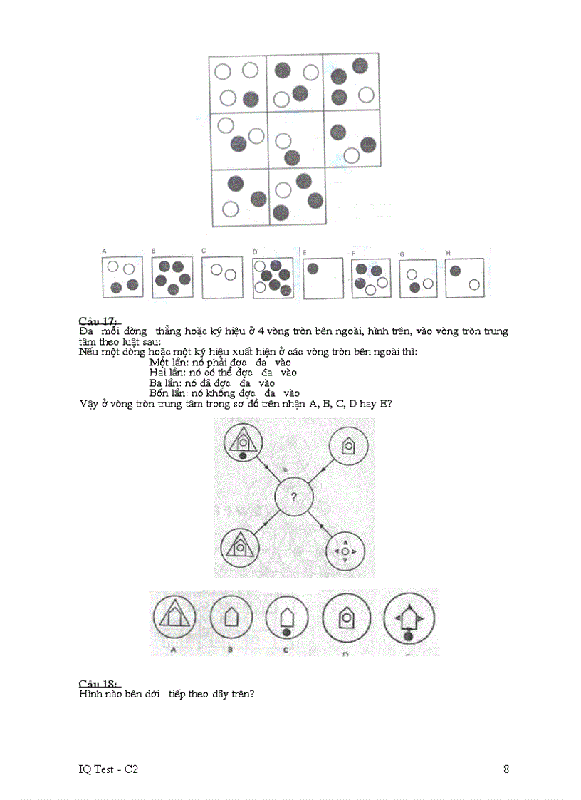 image for page IQ test C2 FPT có đáp án