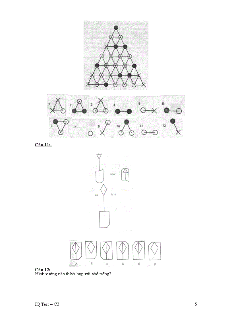 image for page IQ test C3 FPT có đáp án