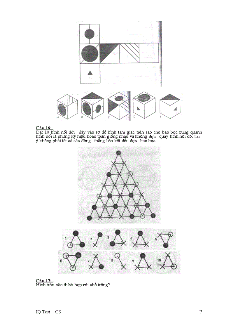 image for page IQ test C3 FPT có đáp án