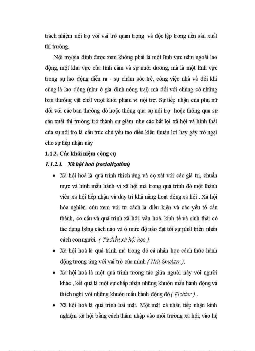 image for page Tiểu luận xã hội học về giới