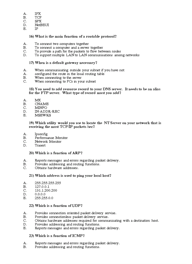 image for page Test for general it knowledge
