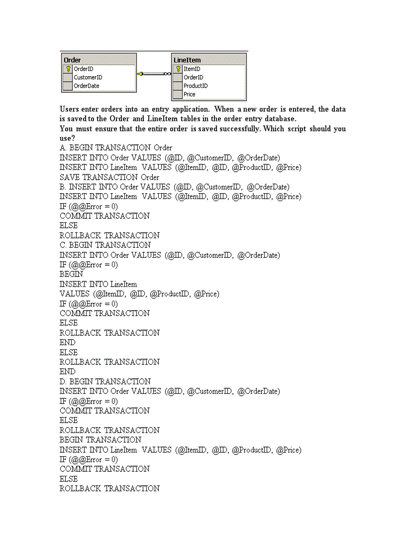 image for page Đề thi về SQL