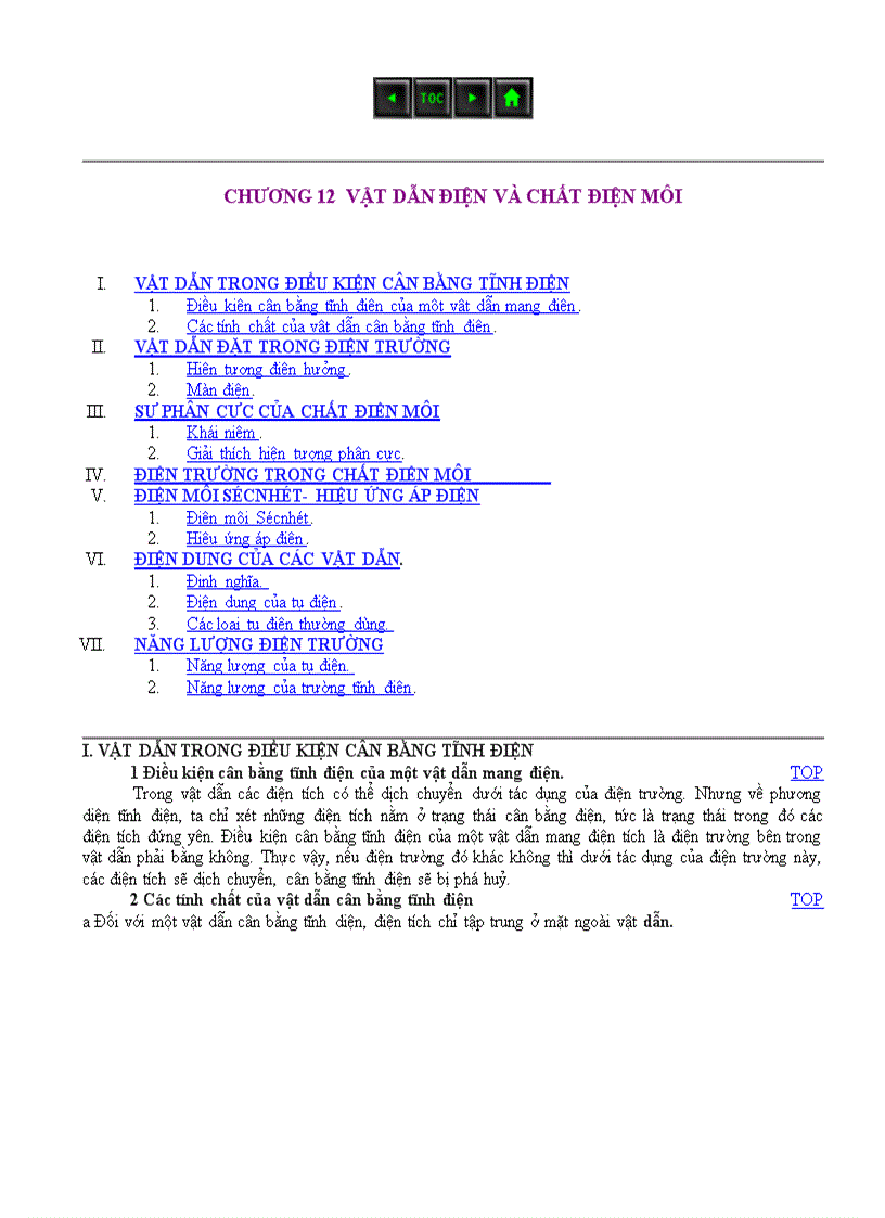 image for page Vật dẫn ðiện và chất ðiện môi