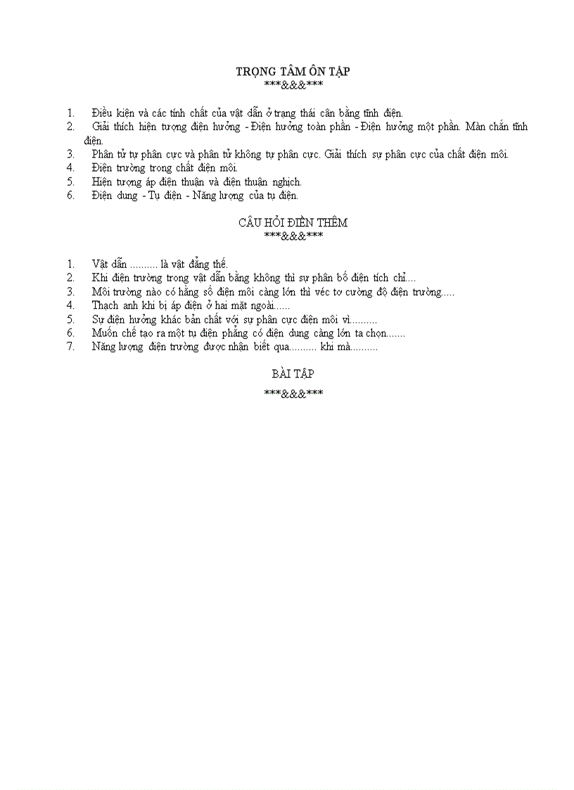 image for page Vật dẫn ðiện và chất ðiện môi