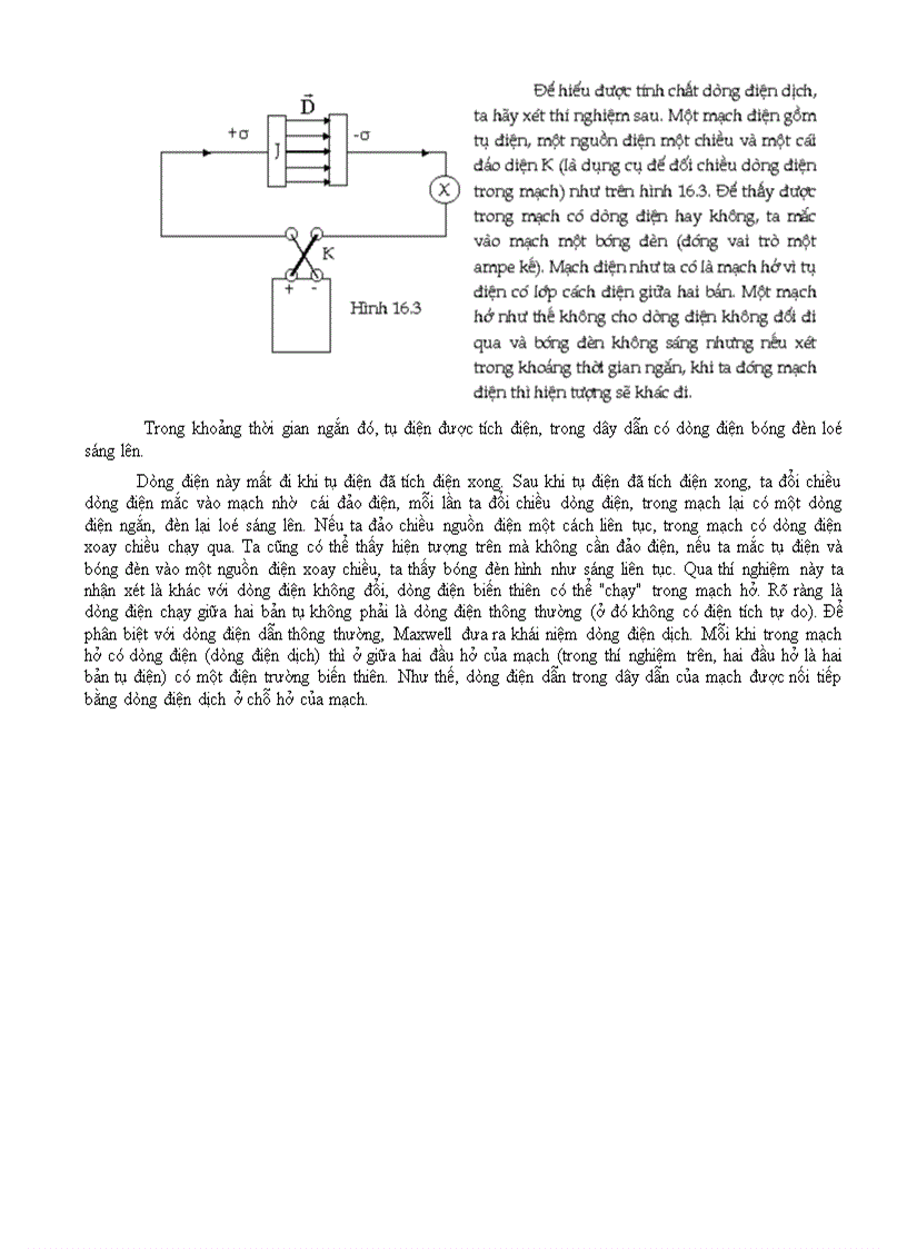 Các phương trình maxwell và sóng ðiện từ