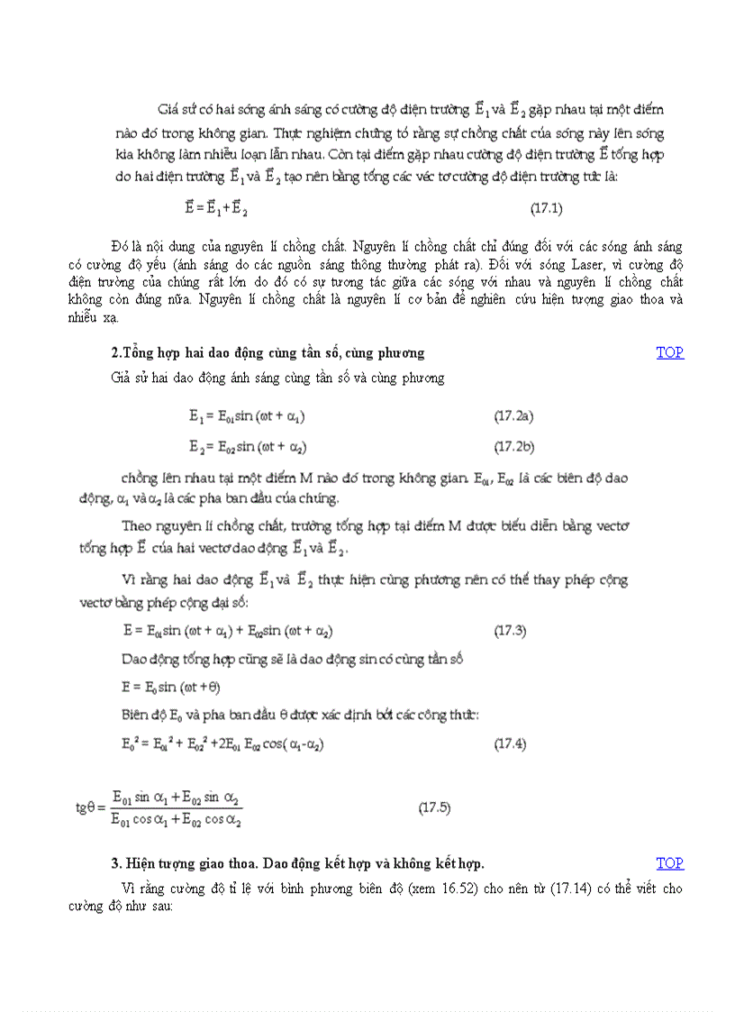 image for page Sự giao thoa ánh sáng