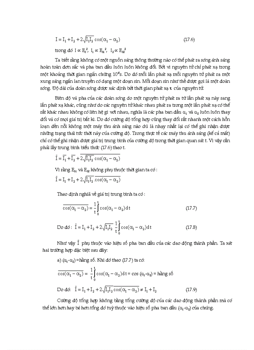 image for page Sự giao thoa ánh sáng