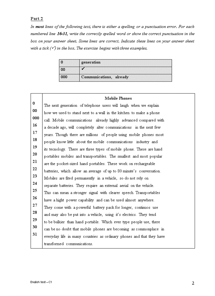 image for page Đề thi Anh C 1 FPT có đáp án