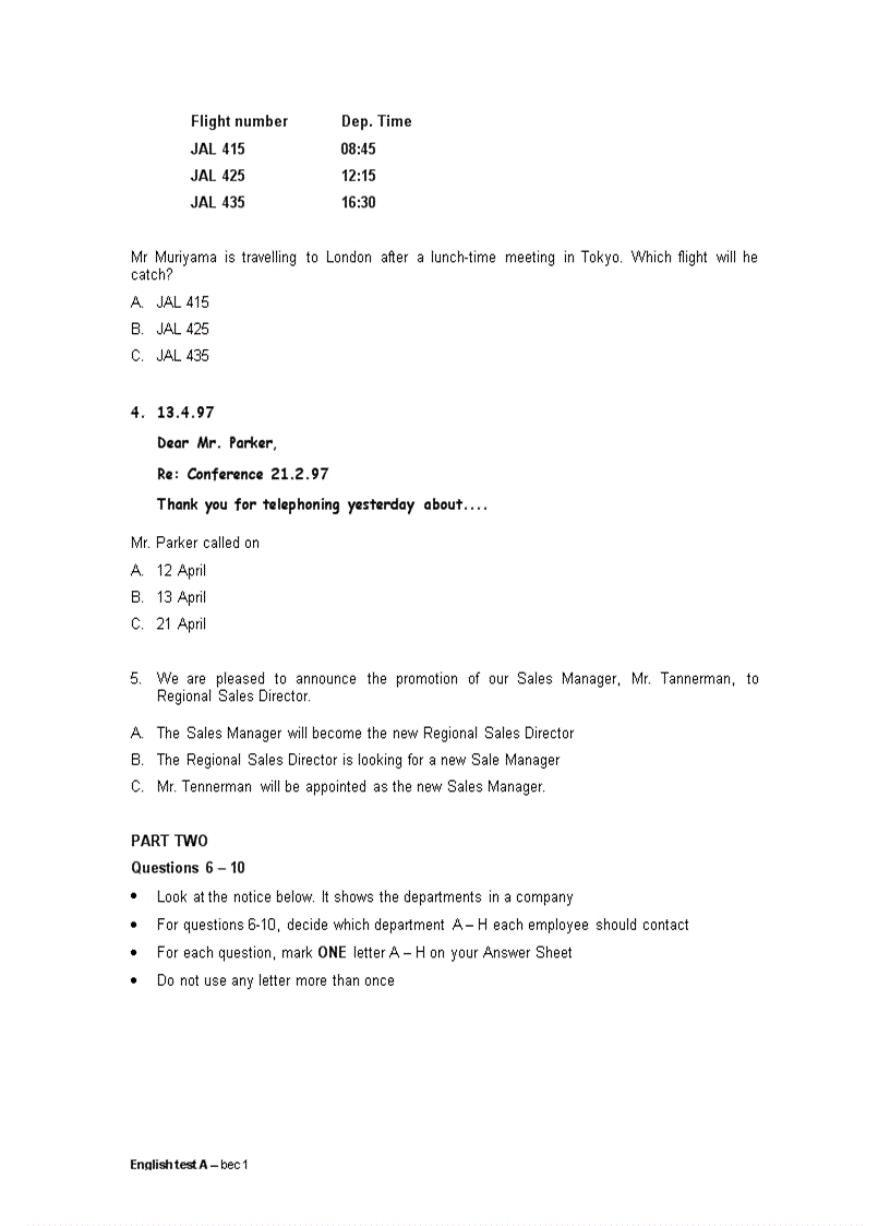 image for page Đề thi Anh A FPT