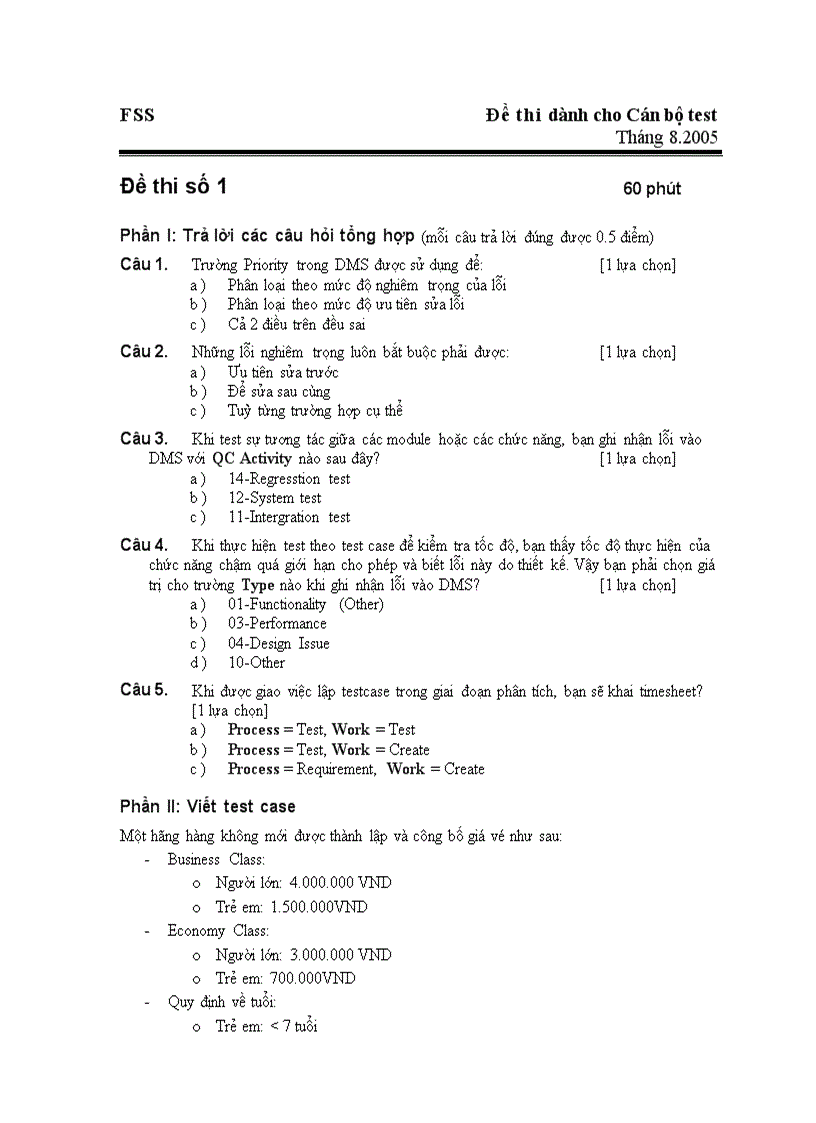 image for page Đề thi cho cán bộ test 2004