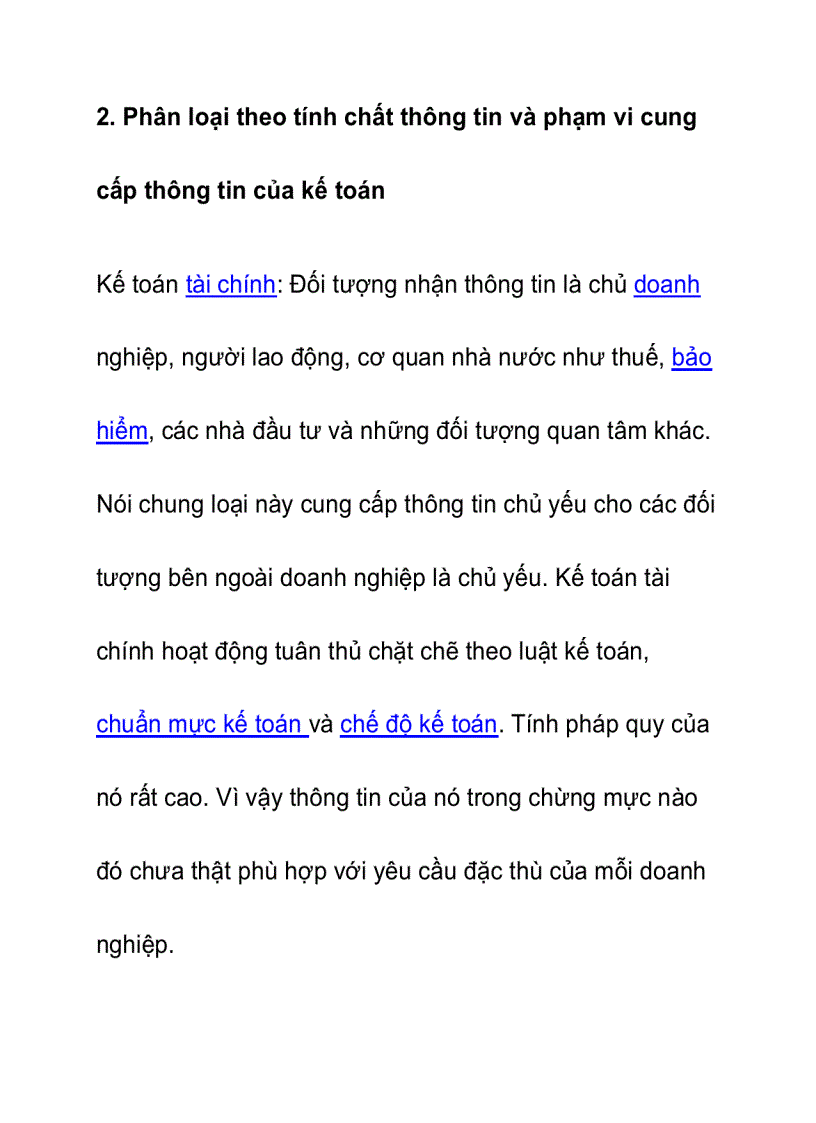 Bàn về cách phân loại kế toán