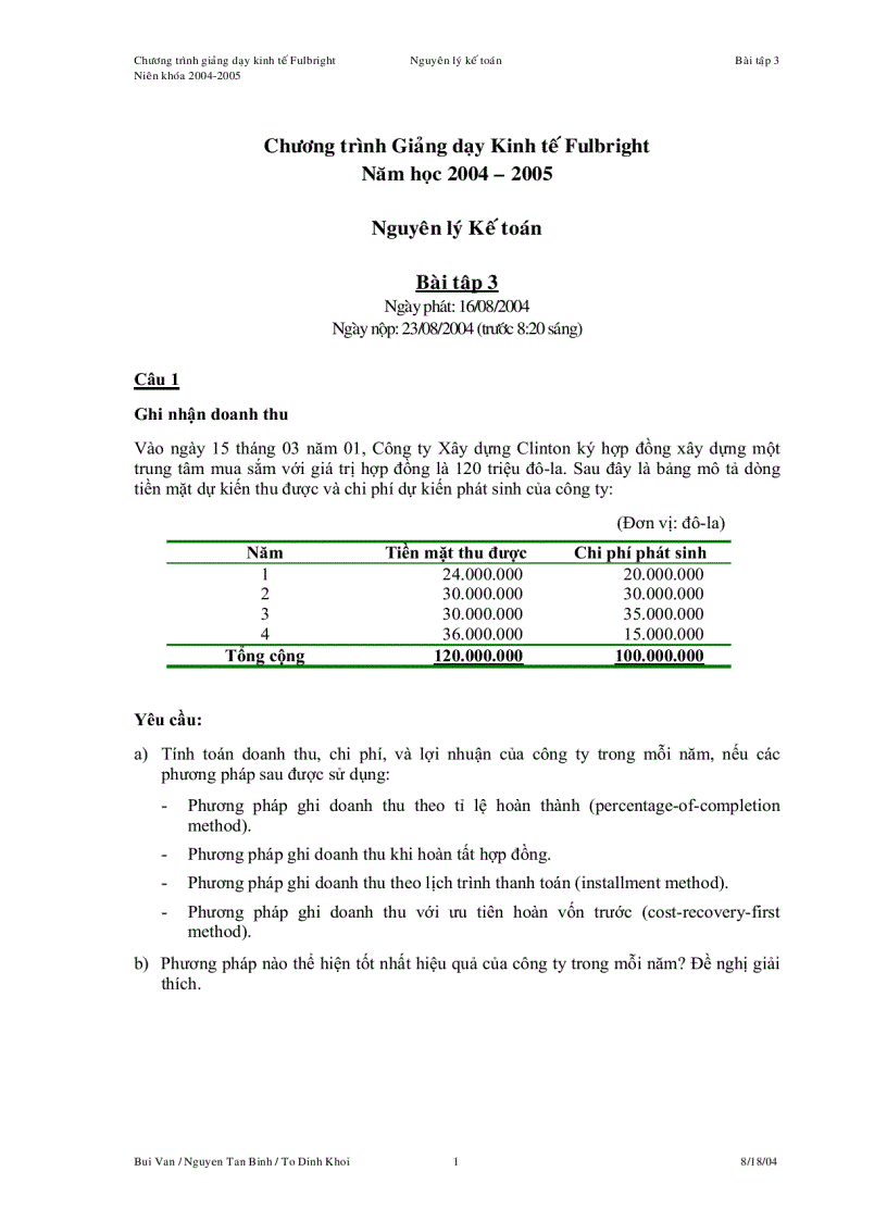 image for page Bài Tập Nguyên lý Kế toán 5