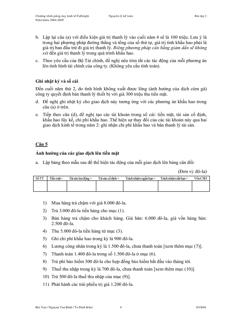 image for page Bài Tập Nguyên lý Kế toán 5