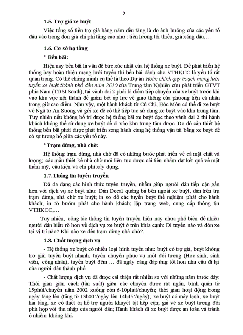 image for page Thực trạng và giải pháp phát triển vận tải hành khách công cộng bằng xe buýt tại thành phố hồ chí minh