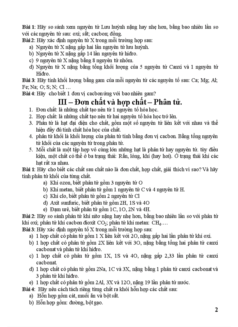 image for page Các dạng bài tập hóa học lớp 8