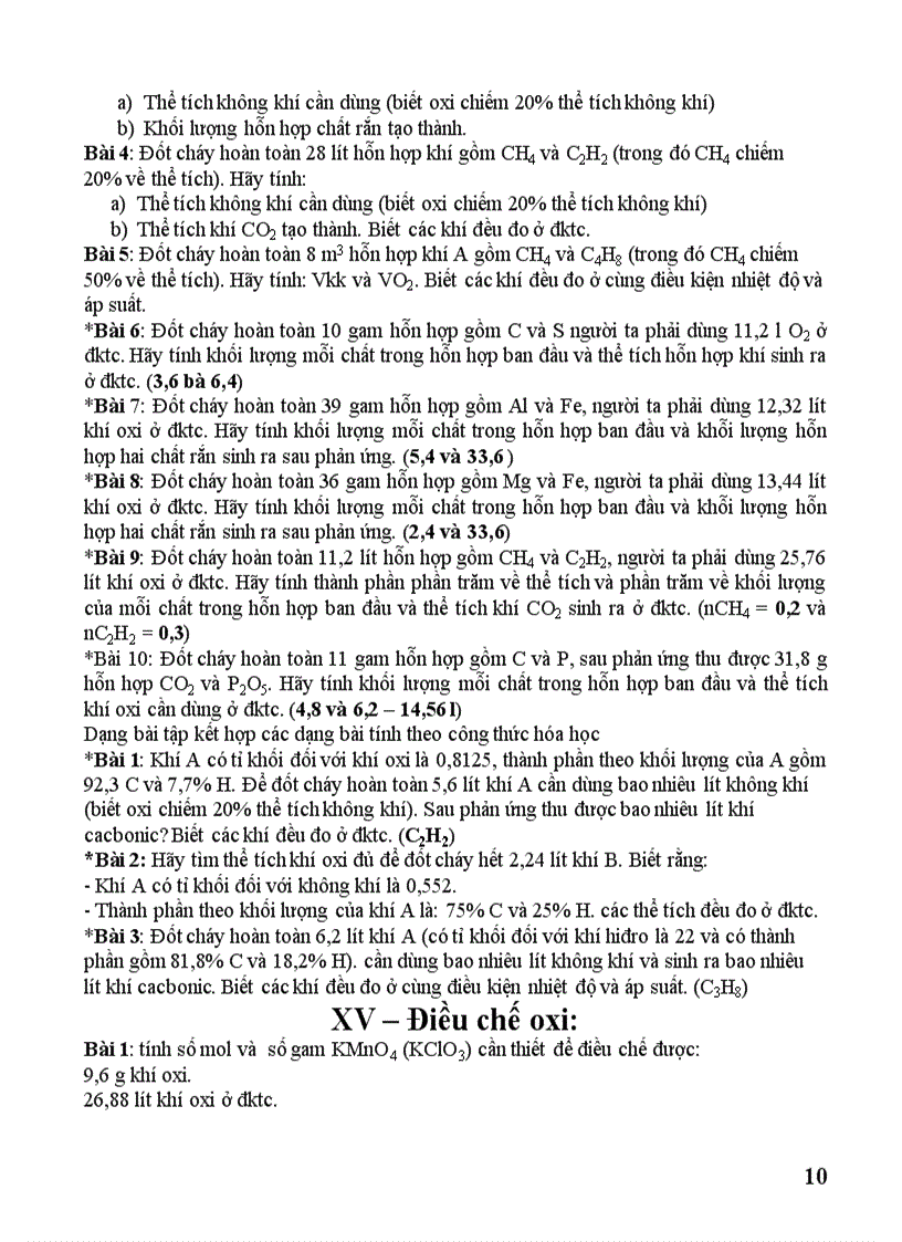 image for page Các dạng bài tập hóa học lớp 8