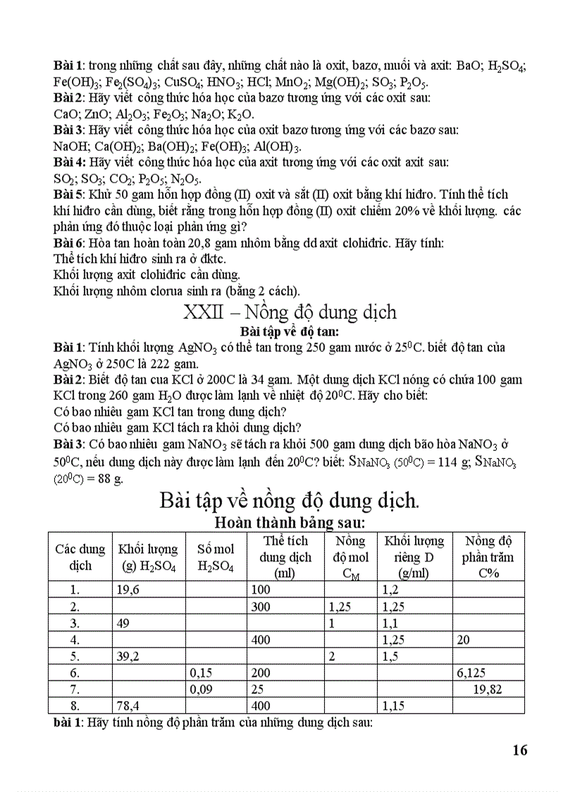 image for page Các dạng bài tập hóa học lớp 8