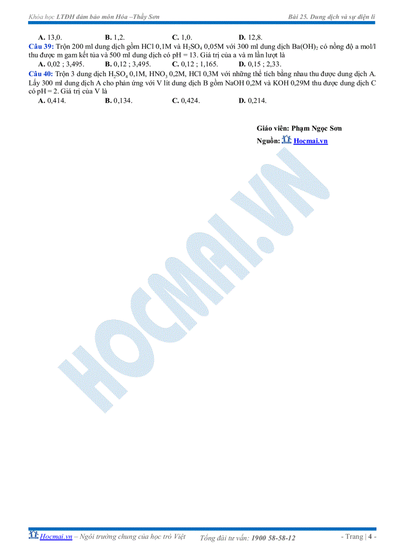 image for page Dung dịch sự điện li