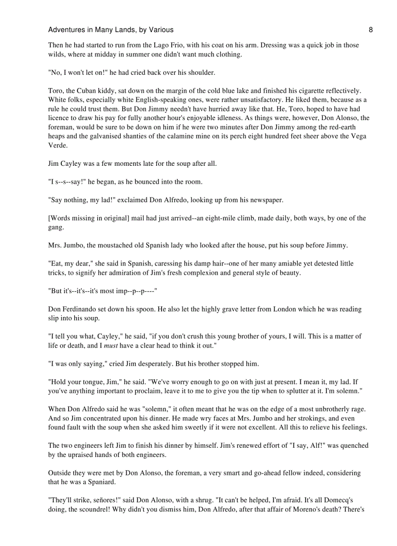 image for page Adventures in Many Lands