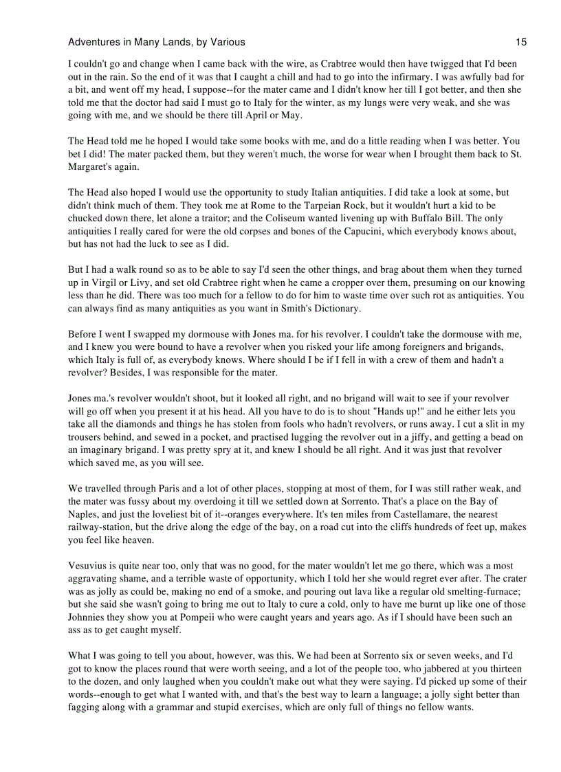 image for page Adventures in Many Lands