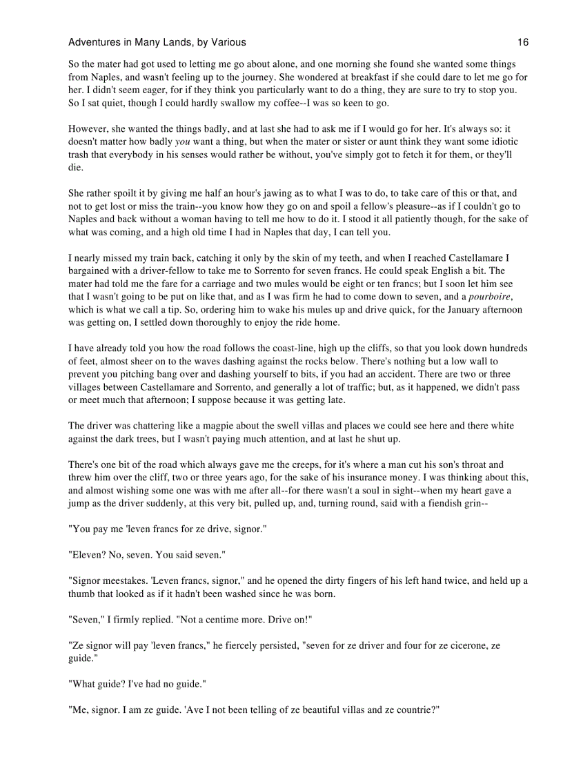 image for page Adventures in Many Lands