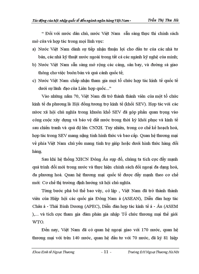 image for page Tác động của hội nhập quốc tế đến ngành ngân hàng việt nam