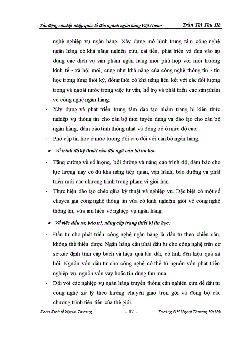 image for page Tác động của hội nhập quốc tế đến ngành ngân hàng việt nam