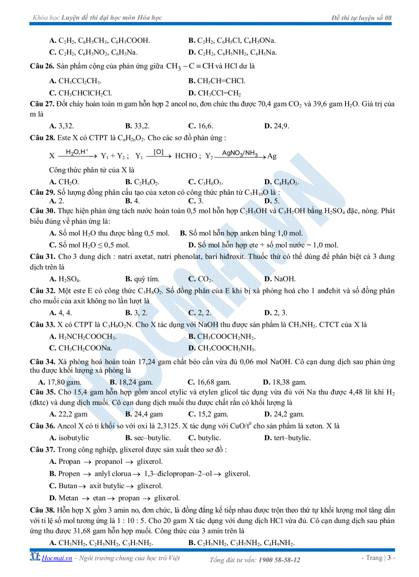 image for page Đề tự luyện thi đại học số 08