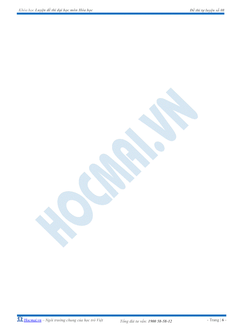 image for page Đề tự luyện thi đại học số 08