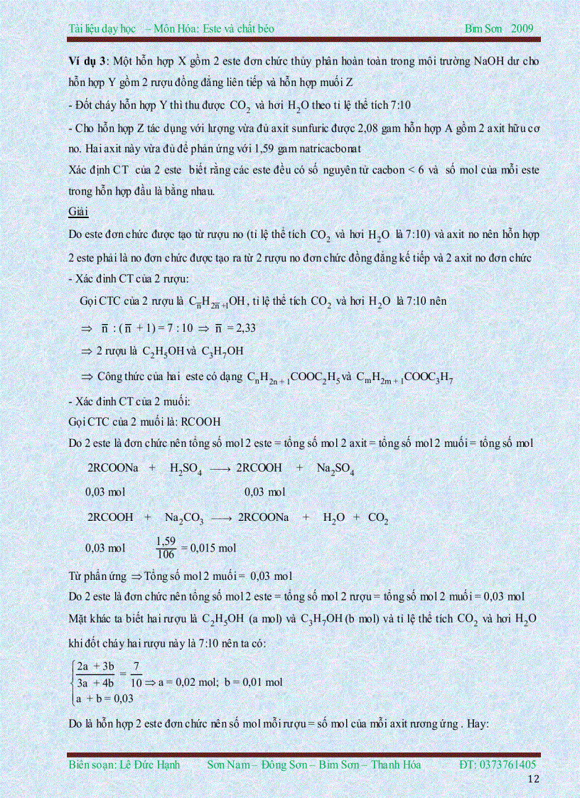 image for page Este và chất béo