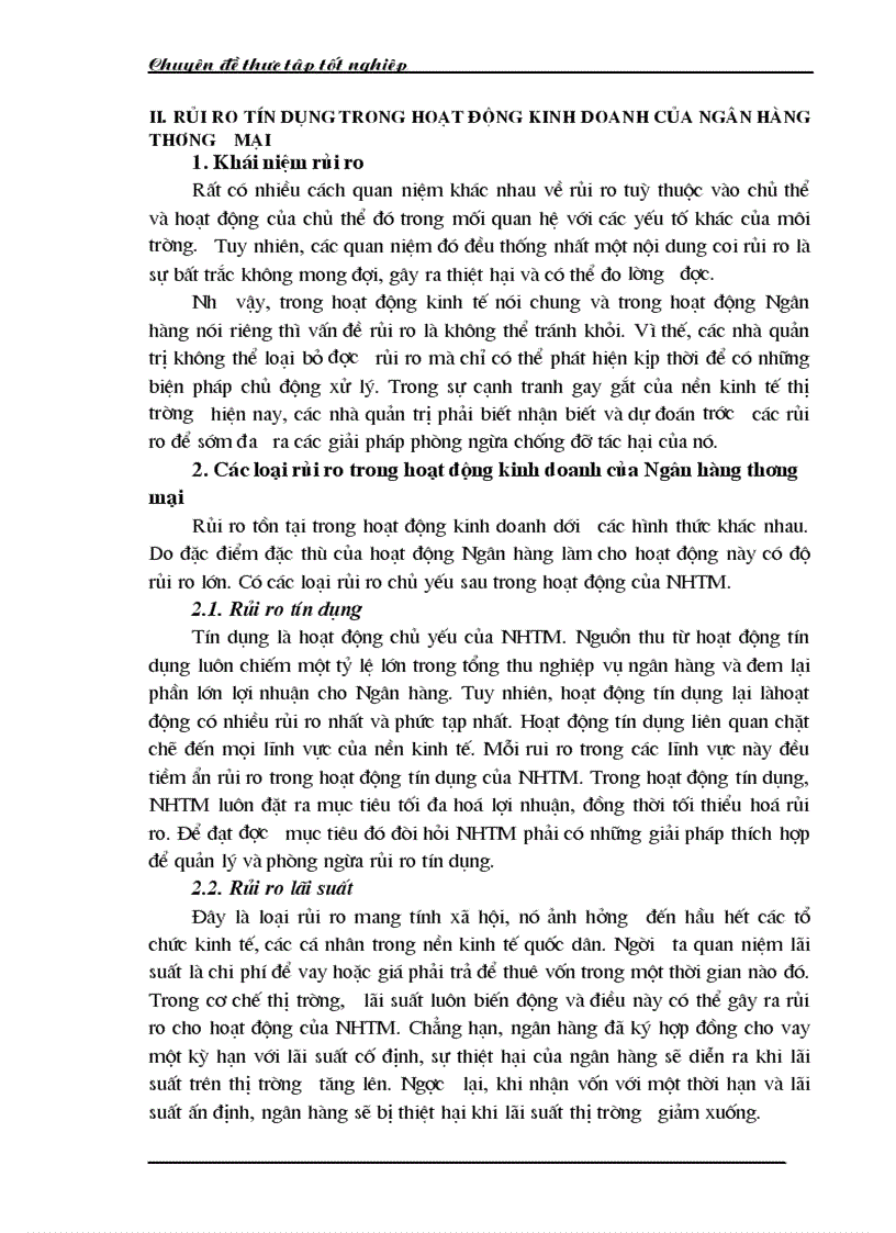 image for page Một số giải pháp hạn chế rủi ro an toàn tín dụng đối với kinh tế ngoài quốc doanh tại Ngân hàng công thương Đống Đa