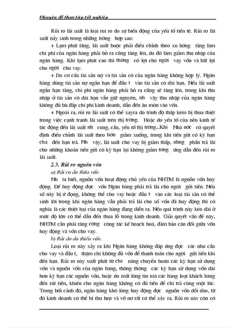image for page Một số giải pháp hạn chế rủi ro an toàn tín dụng đối với kinh tế ngoài quốc doanh tại Ngân hàng công thương Đống Đa