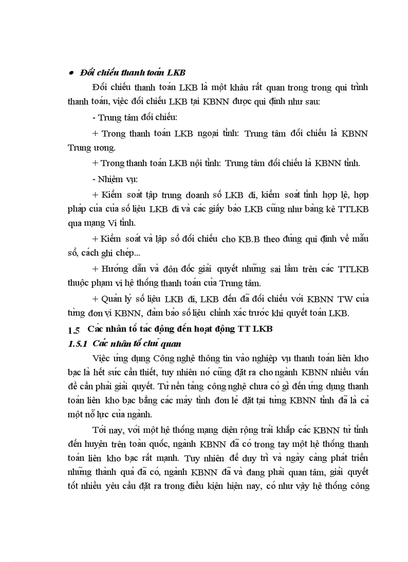image for page Ứng dụng công nghệ thông tin trong nghiệp vụ thanh toán LKB tại KBNN Tỉnh Hà Giang