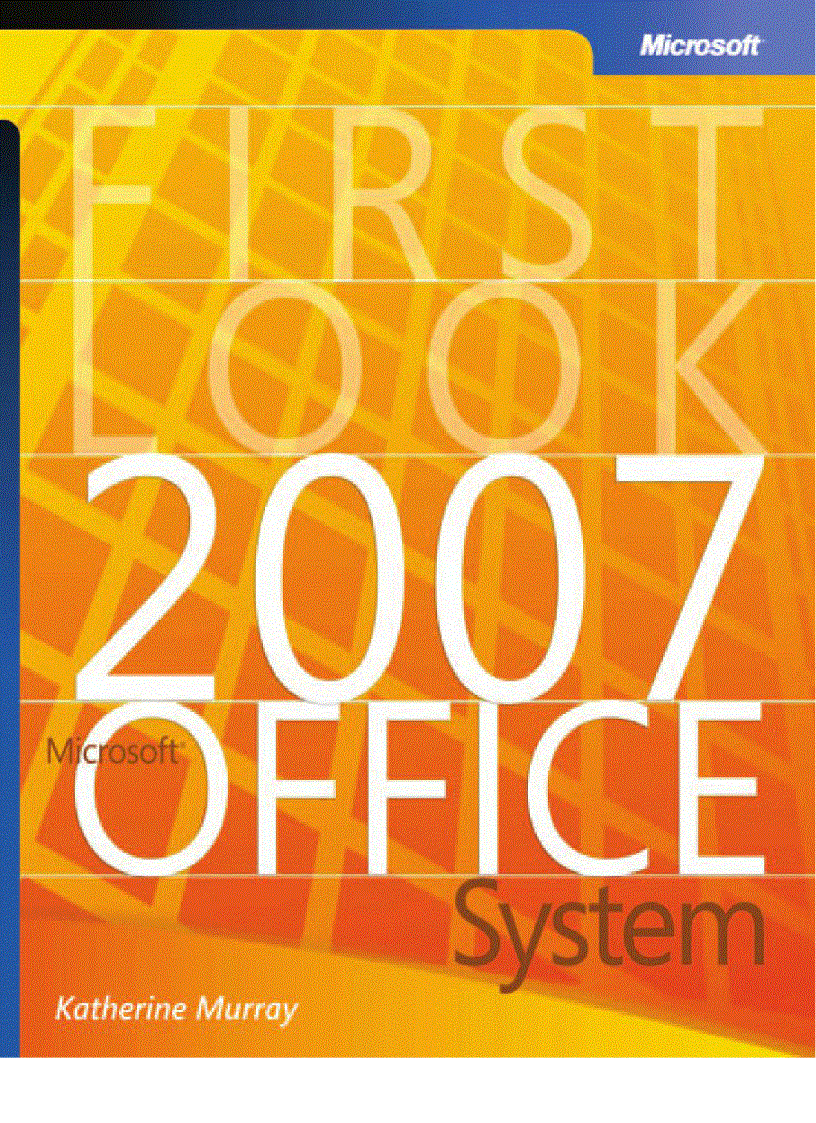 image for page First Look 2007 Microsoft Office System P1