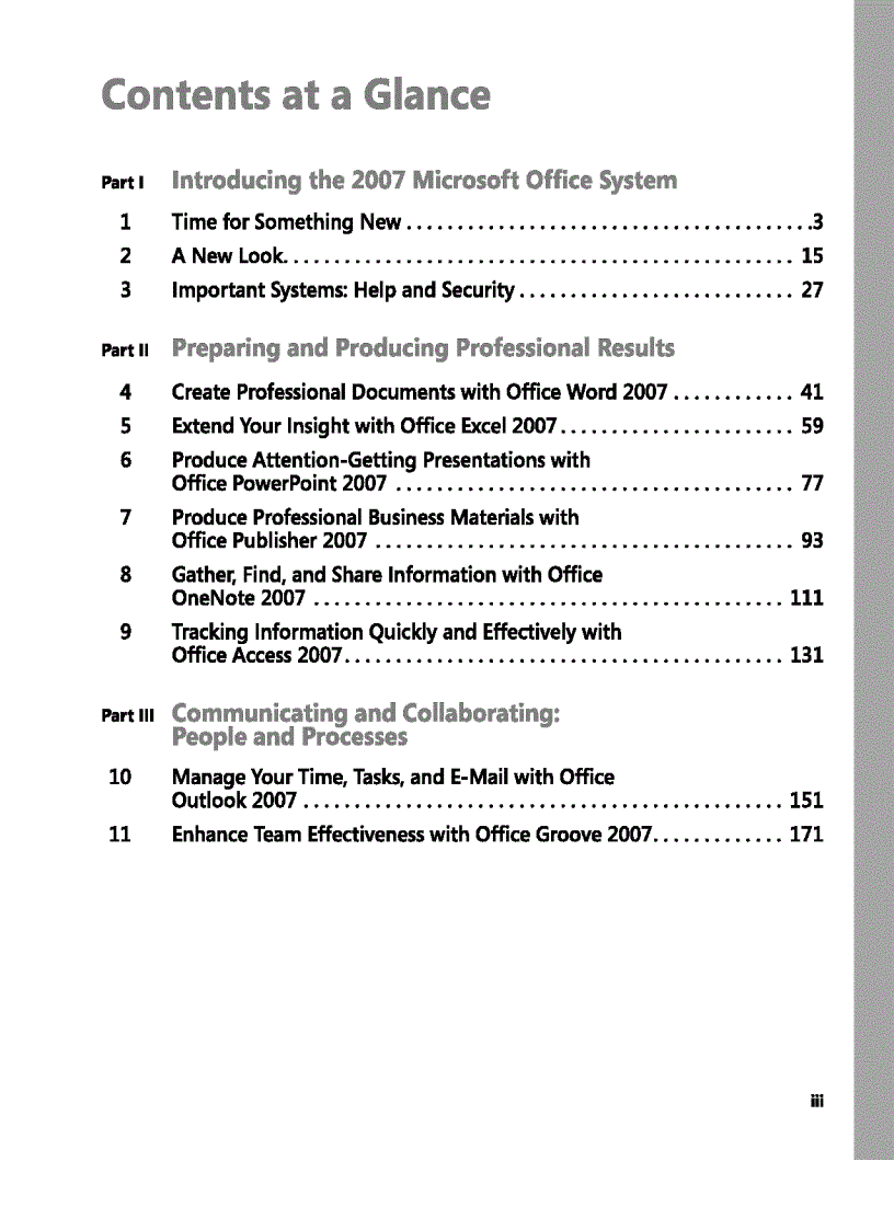 image for page First Look 2007 Microsoft Office System P1