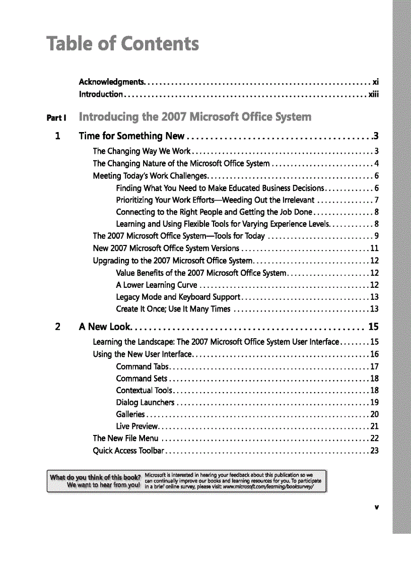 image for page First Look 2007 Microsoft Office System P1