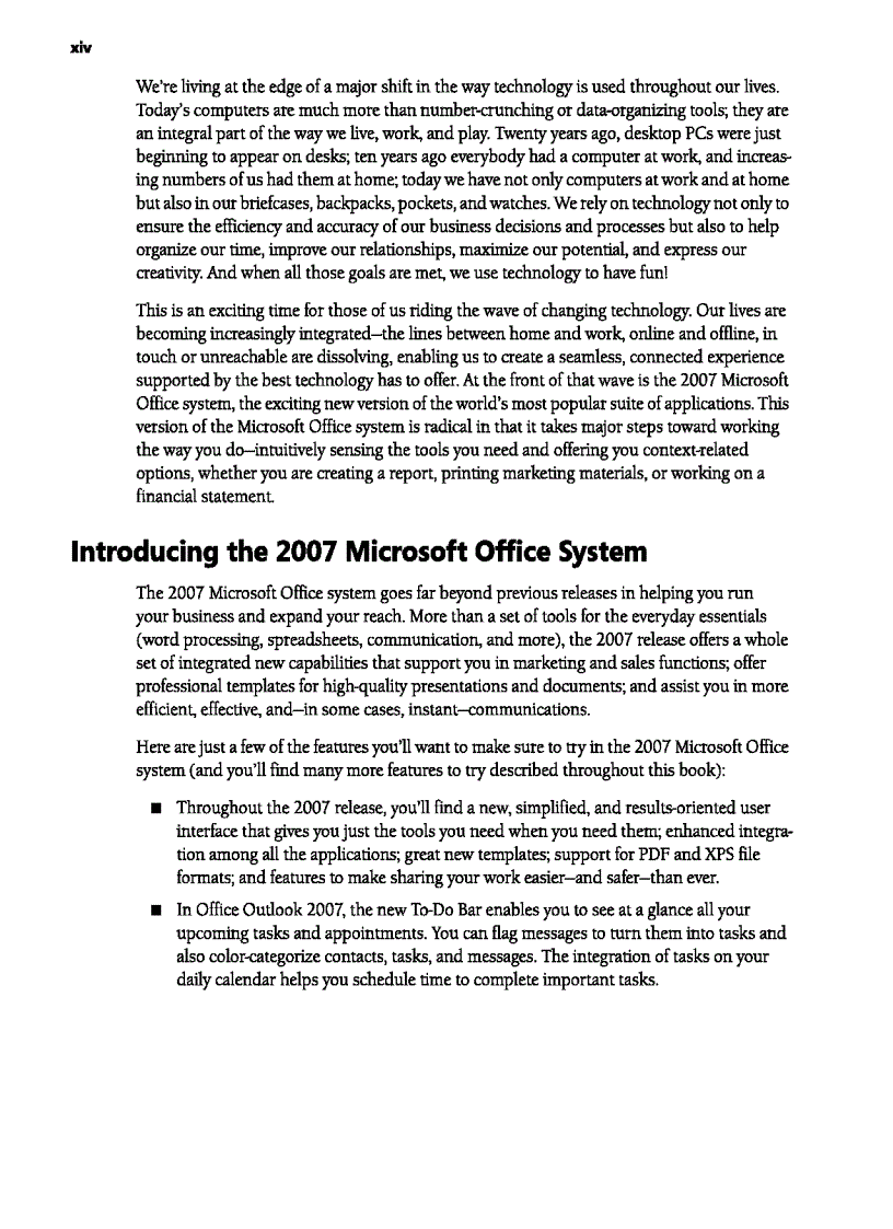 image for page First Look 2007 Microsoft Office System P1