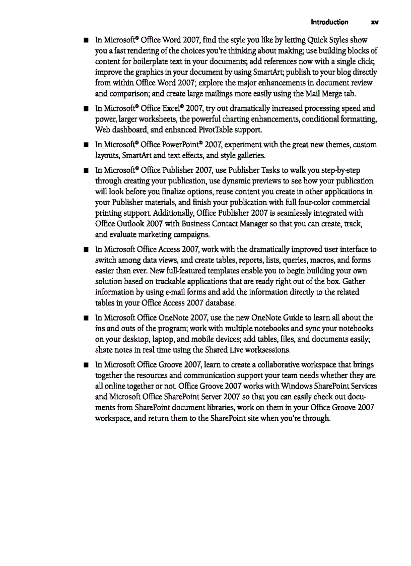 image for page First Look 2007 Microsoft Office System P1