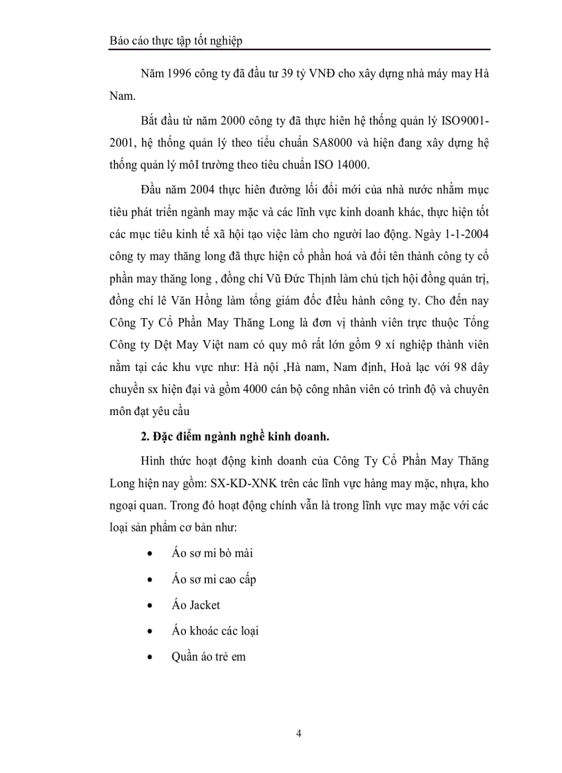 image for page Hạch toán công tác kếtoán tiền lương và các khoản trích theo lương tại công ty cổphần may thăng long