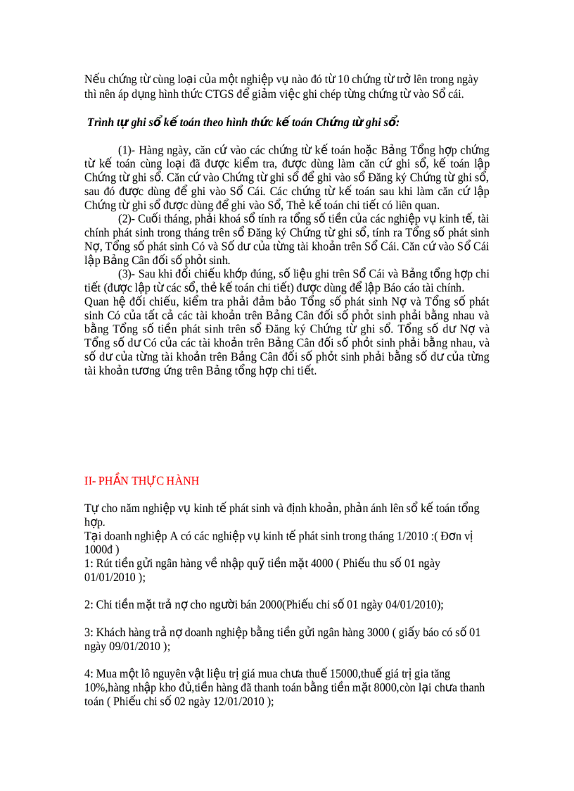 image for page Sổ kế toán liên hệ với sổ kế toán tổng hợp của hình thức chứng từ ghi sổ