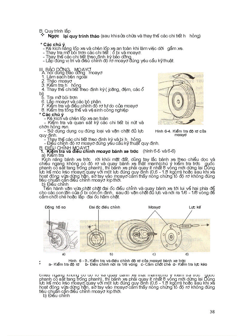 image for page Tài liệu SỬA CHỮA VÀ BẢO DƯỠNG CẦU CHỦ ĐỘNG trình độ lành nghề sữa chữa ô tô