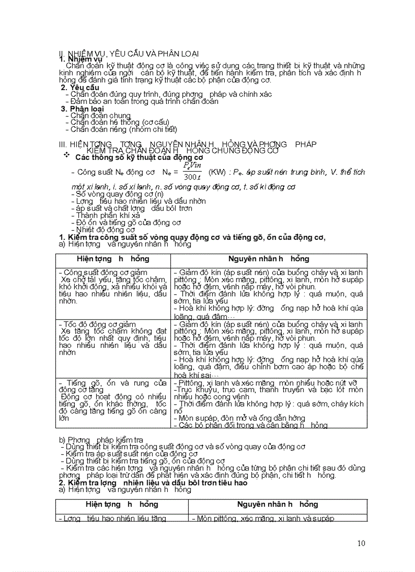 image for page Tài liệu CHẨN ĐOÁN KỸ THUẬT ĐỘNG CƠ ÔTÔ