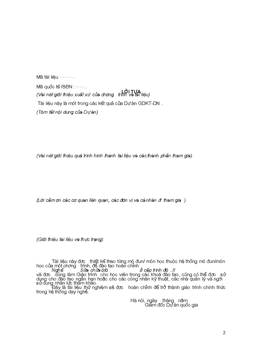 image for page Tai liệu SỬA CHỮA VÀ BẢO DƯỠNG HỆ THỐNG ĐIỀU KHIỂN KHÍ NÉN