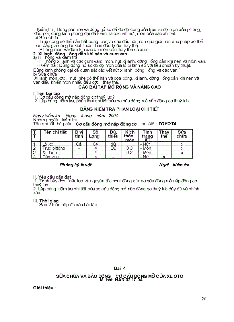 image for page Tai liệu SỬA CHỮA VÀ BẢO DƯỠNG HỆ THỐNG ĐIỀU KHIỂN KHÍ NÉN