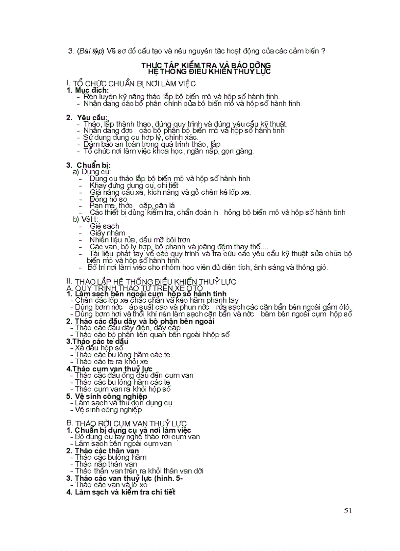 image for page Tài liệu sửa chữa và bảo dưỡng ly hợp và hộp số thuỷ lực