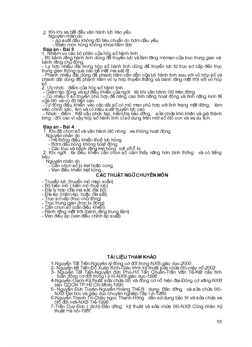 image for page Tài liệu sửa chữa và bảo dưỡng ly hợp và hộp số thuỷ lực