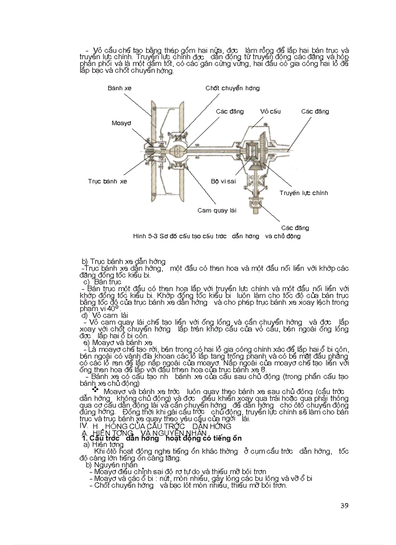 image for page Tài liệu sửa chữa và bảo dưỡng hệ thống lái